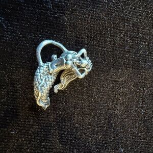Sterling silver mermaid pendant